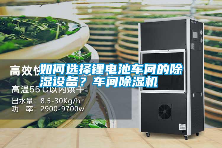 如何選擇鋰電池車間的除濕設備？車間除濕機