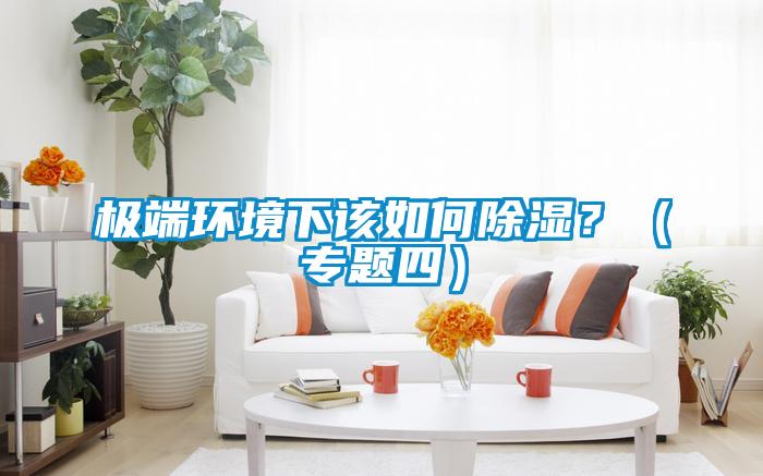 極端環境下該如何除濕？（專題四）