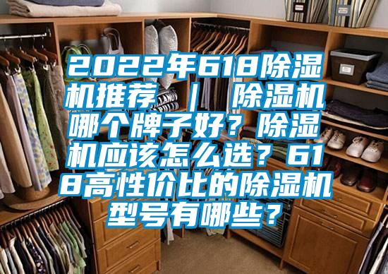 2022年618除濕機推薦 ｜ 除濕機哪個牌子好？除濕機應該怎么選？618高性價比的除濕機型號有哪些？