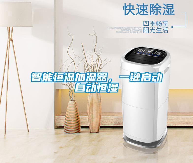 智能恒濕加濕器，一鍵啟動自動恒濕