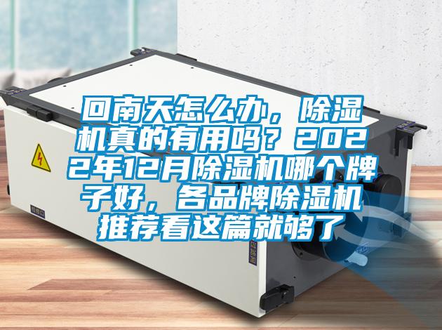 回南天怎么辦，除濕機(jī)真的有用嗎？2022年12月除濕機(jī)哪個(gè)牌子好，各品牌除濕機(jī)推薦看這篇就夠了