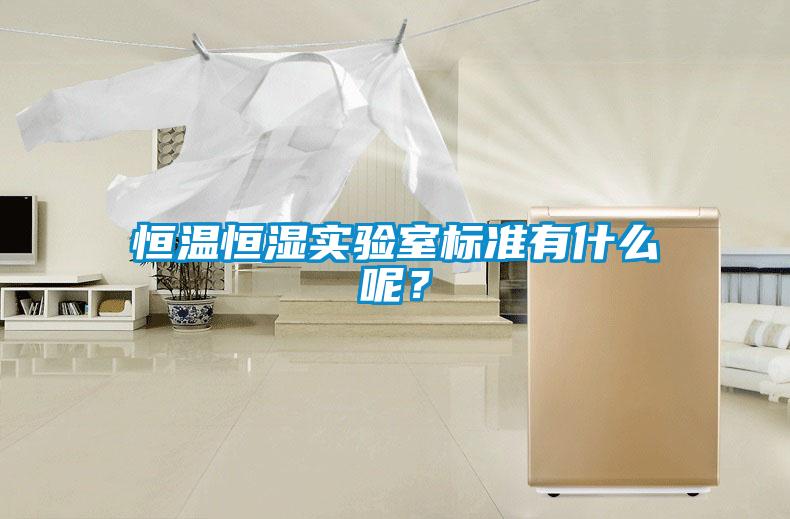 恒溫恒濕實驗室標準有什么呢？