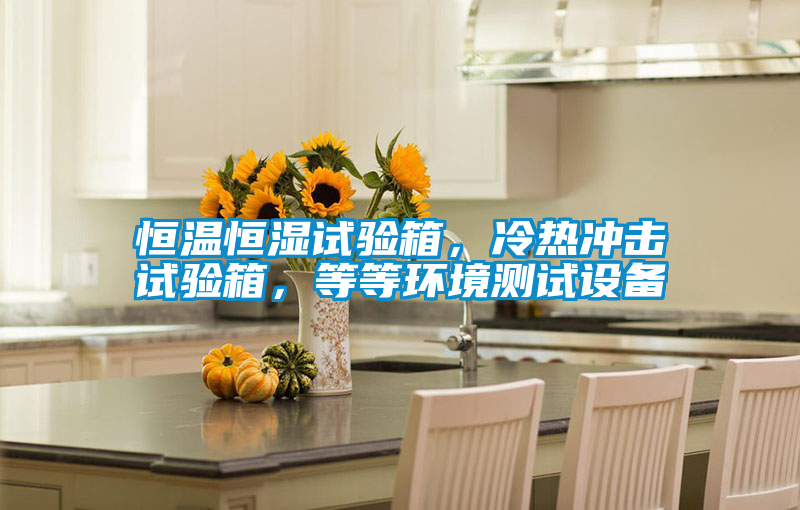 恒溫恒濕試驗箱，冷熱沖擊試驗箱，等等環境測試設備