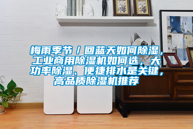 梅雨季節(jié)／回藍(lán)天如何除濕，工業(yè)商用除濕機(jī)如何選，大功率除濕、便捷排水是關(guān)鍵，高品質(zhì)除濕機(jī)推薦