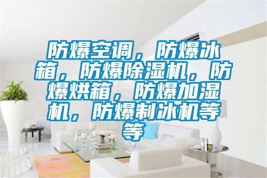 防爆空調，防爆冰箱，防爆除濕機，防爆烘箱，防爆加濕機，防爆制冰機等等